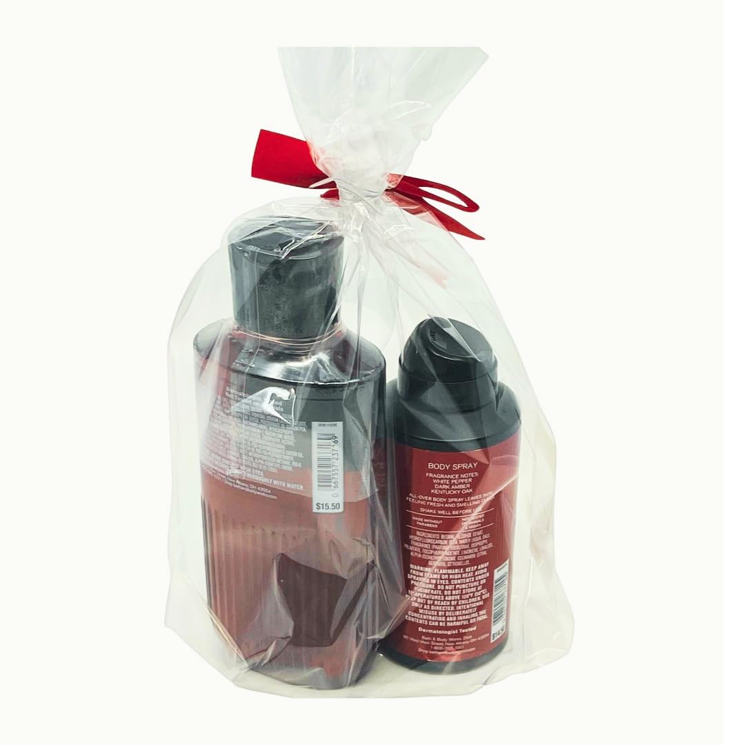 Bath and Body Works, GIFT SET BOURBON FOR MEN - BODY WASH AND DEODORIZING BODY SPRAY- FULL SIZE - Image 5