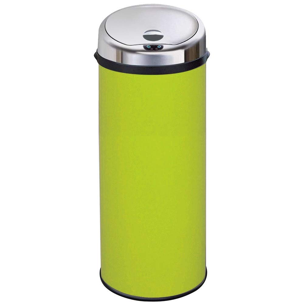 Inmotion Lime 50L Green Stainless Steel Auto Automatic Sensor Kitchen Waste Dust Bin