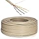 Premium X 50m Telefonkabel 4x2x0,6mm J-Y(ST) Y Telefonleitung 8-Adern rund Fernmeldekabel Installationsleitung Verlegekabel (0,35EUR/M)