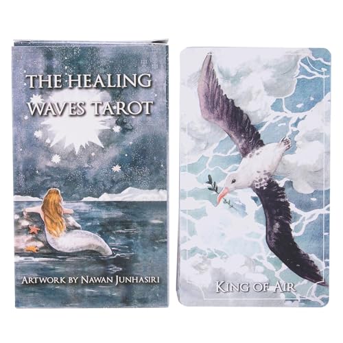 Deck Tarot - Juego para leer el destino | División divertida de entretenimiento con exploración espiritual, relajación jugada adecuada para picnics de casas, herramientas de adivinación del tarot para