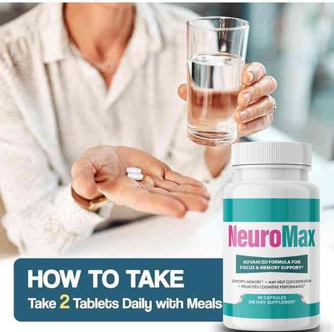 Miniatura 6 de NeuroMax Suplemento de apoyo cognitivo - Claridad mental, enfoque y apoyo de memoria - 60 cápsulas