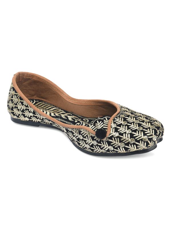 desi colour Women Ethnic Footwear Mojari/Punjabi Jutti- New Ruby-picture-42
