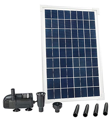 Ubbink Solarmax Pumpe, mit Solarpanel und Akku, 1000 l, mehrfarbig, 1 x 1 x 1 cm, 1351182