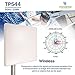 Tupavco TP544 WiFi Panel Antenna (5GHz) (22dBi) Outdoor Directional (4900-5850 MHz) Wireless Network Signal (Pole Mast Mount) Weatherproof High-Gain Long Distance Range (N-Female Connector)