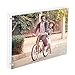 Cq acrylic 6x8 Acrylic Frame, Magnetic Picture Frames, Clear, 10 + 10MM Thickness Stand in Desk/Table,Pack of 1