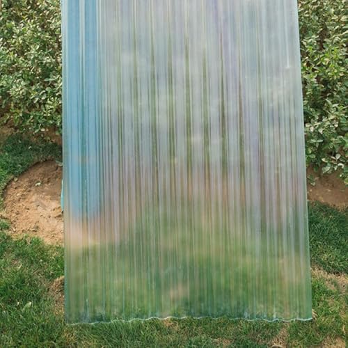 Láminas de policarbonato transparente para techos de 2,5 mm, resistentes a los rayos UV, para invernaderos, cobertizos y toldos, fáciles de cortar, aislantes, cubiertas de luz diurna, disponibles en