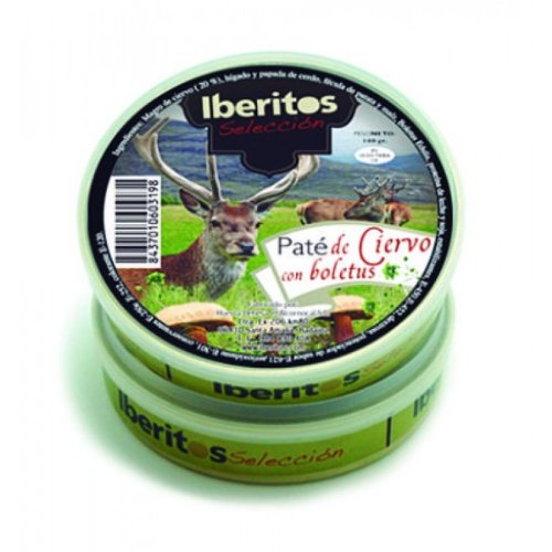 Estuche de 10 unidades, Paté de ciervo con boletus Iberitos