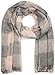 Produktbild styleBREAKER Unisex Schal mit Vichy Karo Muster und Fransen, Winter Strickschal kariert, sehr weich und warm 01018146, Farbe:Grau-Rosa