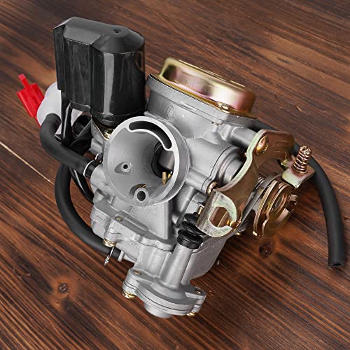 GY6 50cc Vergaser PD18 Vergaser mit Kraftstofffilter und Kraftstoffleitung für GY6 49cc 50cc 139QMB 4-Takt Roller Moped Taotao Lance Eagle Tank Urban VIP Future Champion Kymco Parts