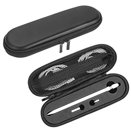 Titacute Ipencil Case, Carrying Case Compatible With Apple Pencil 2Nd Generation For Ipad Pro Pencil Holder Case Dual Zipper Pouch Eva Foam Protective Case For Stylus Pen, Ipencil Adapter/Tip Black #TOP5
