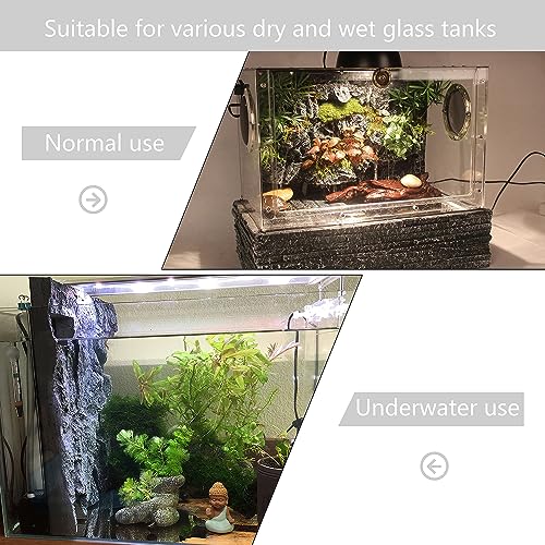 Image of 4pcs Rock Terrarium Background,3D Reptile Tank Background Board,Amphibian Stereo Backdrop Wall,Lizard Snake Gecko Spider Chameleon Turtle Fish pet silo Background Decorative Panel