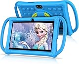 VASOUN Kids Tablet 7 inch, Android 13 Tablet for Kids, Toddler Tablets with Shockproof Case, 4GB(2+2) RAM 32GB ROM, Parental Control, GMS Certified WiFi Dual Camera with Eye Protection (Blue)