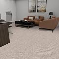 16-Pack 20"x20" Interlocking Carpet Tiles, Non-Adhesive Soft Padded Floor Mat Squares with Seamless Look, for Home Gym Office Indoor Outdoor Use (43 Sq Ft) (Aviv21911)