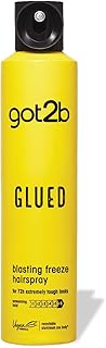 Got2b Glued Blasting Freeze Hairspray for Extreme Styling, Ultra Strong Hold Level 6, Long-Lasting Fixation, Vegan Formula... Price In India