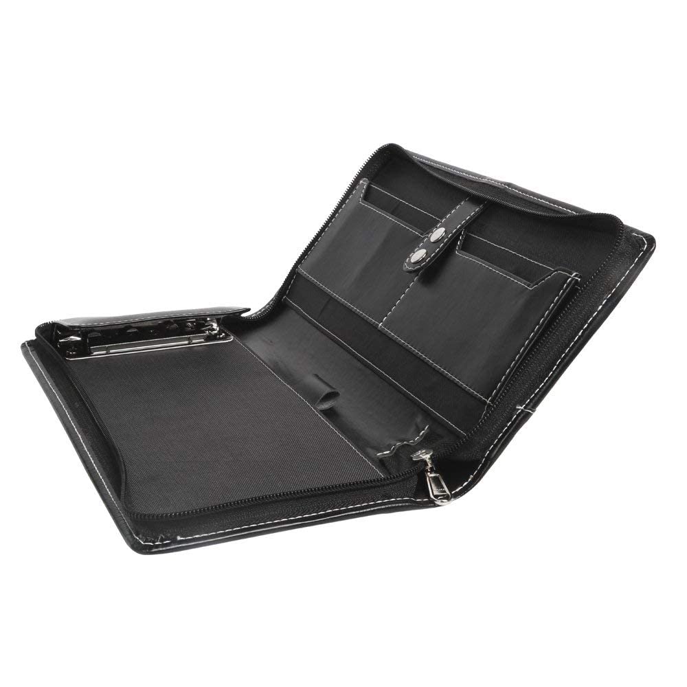 COI Black Combo Set of 5 Expandable Chequebook Holder | Car Document Organizer | Cheque File Folder Best Gift for Employee | Employer | Boss | Secretary 3