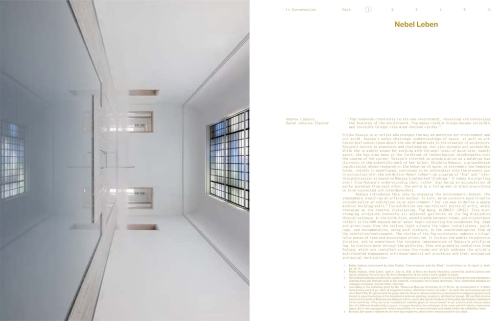 Fujiko Nakaya Resilience /anglais/allemand