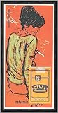  Biller Antik REVAL 452 Affiche publicitaire pour cigarettes, boîte à tabac, impression d\'art