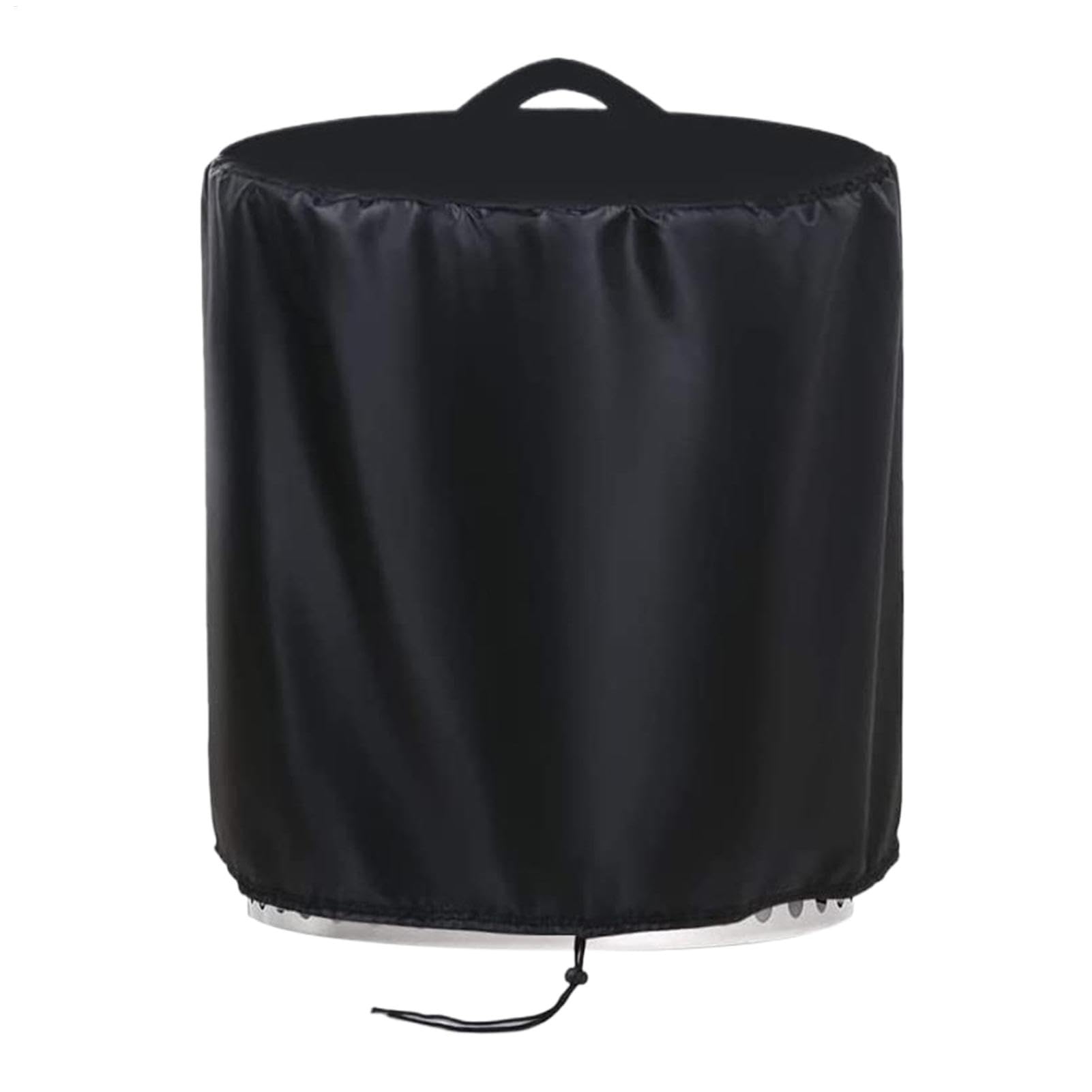 GkgWuxf Outdoor Fire Pit Cover Round - Waterproof Stove Bonfire Cover,Dustproof Firepit Guard, Heavy Duty Waterproof Fireplace Protector for Patio