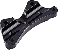 Vista 2 de Cubierta de abrazadera superior para manillar de 1 pulgada para Harley Touring Electra Glide Street Glide Road Glide Road King Ultra Classic