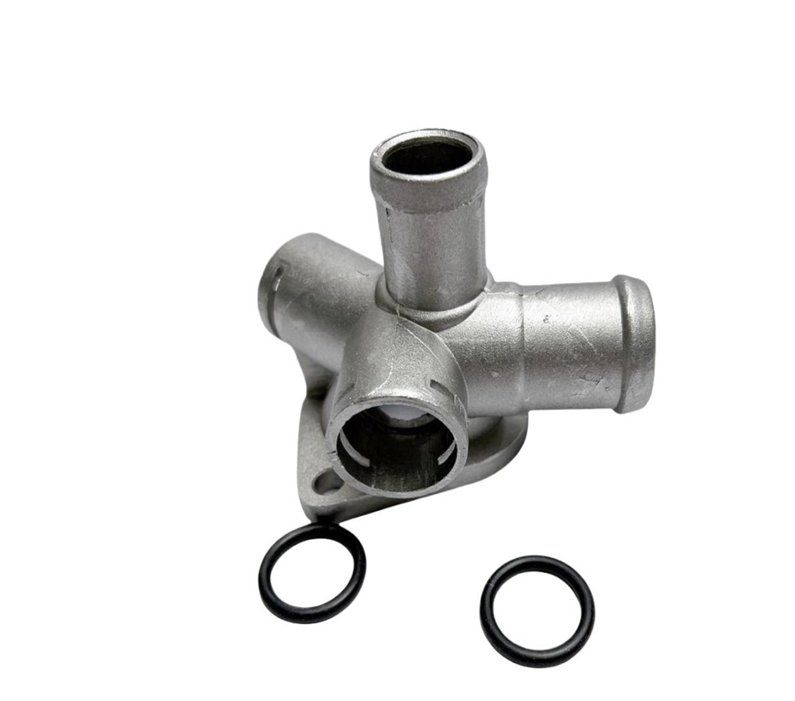 06B121132 Aluminum Coolant for Water Pipe Hose Connector for Passat for Santana for A4 1.8T 06B 121 132(Dark Grey)
