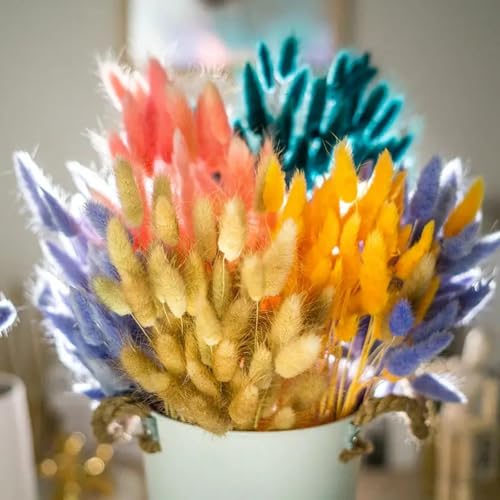 Pampas Grass Decor Tall 20 piezas 45 cm decorativo miniatura 3