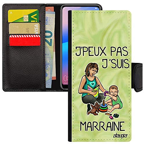 Coque Samsung S21 Ultra Rabat Je Peux Pas j'suis Marraine