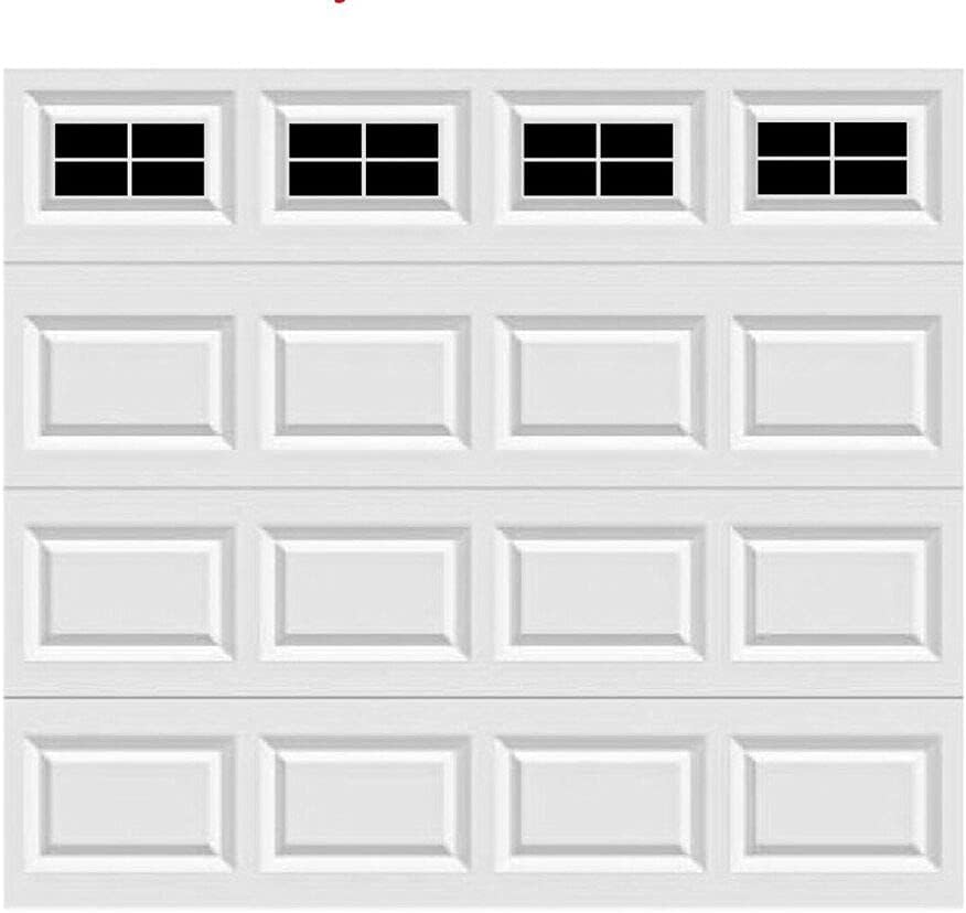 Craftsman Style Vinyl Garage Door Decal Kit Faux Windows 4X Panel 4 Squares per