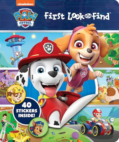 Nickelodeon PAW Patrol - First Look and Find Activity Book with 40 Stickers! - PI Kids