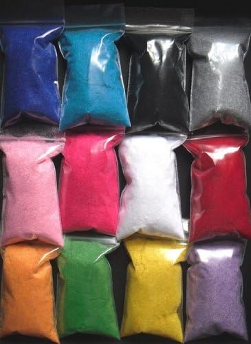 12 Colors (120g) Silky Velvet Flocking Powder Manicure Nail Art Polish