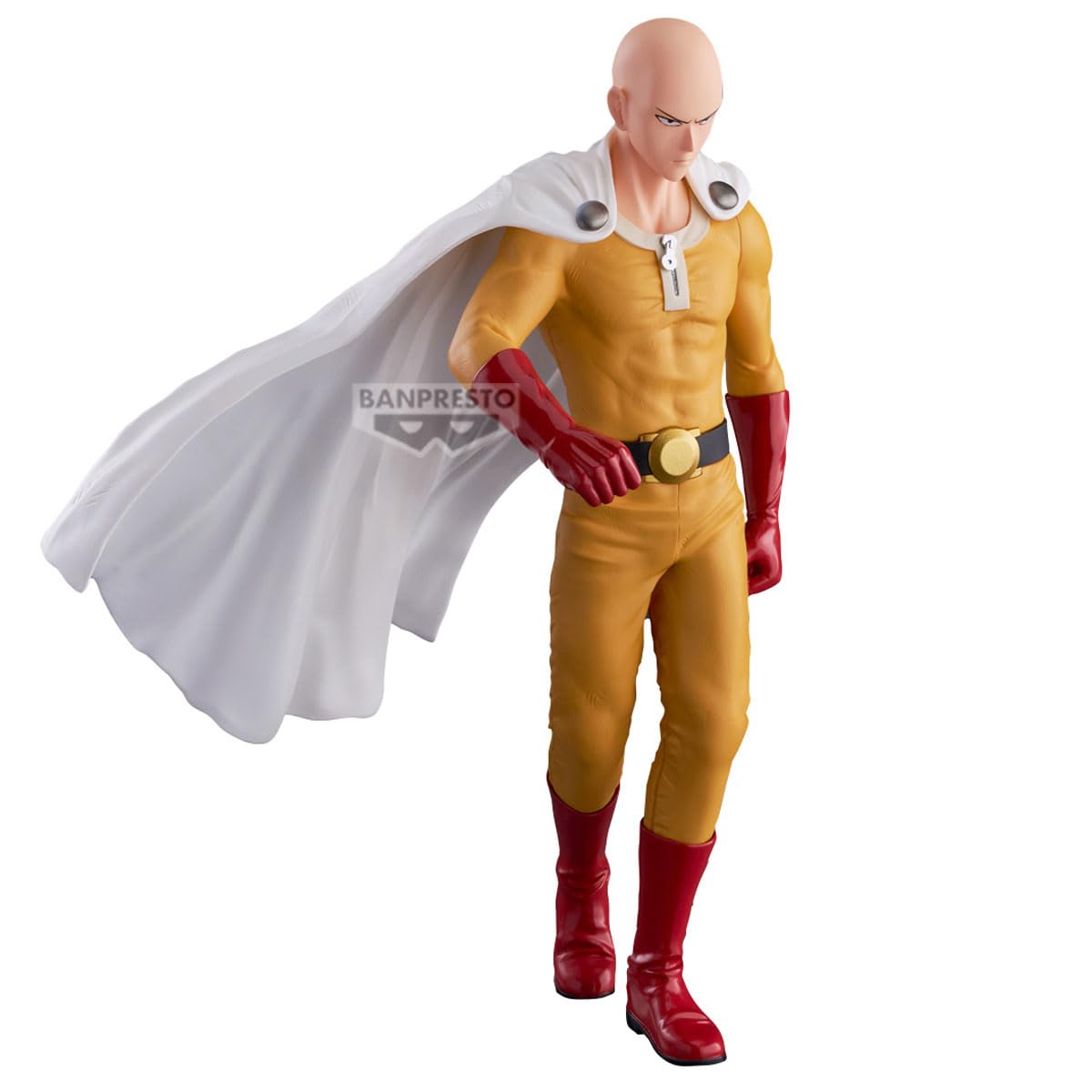 Banpresto Saitama One-Punch Man, Grandista 27 cm, BP29743P wielokolorowa, figurka kolekcjonerska, optymalna dla fanów anime One-Punch Man
