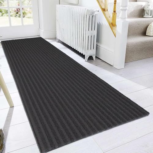 Shuonuo Runner Rug Indoor/Outdoor Waterproof Carpet Runners 4'X5', Hallway Kitchen Entryway Bedroom Area Rugs with Natural Non-Slip Rubber Backing, Garage mat (Custom Sizes)
