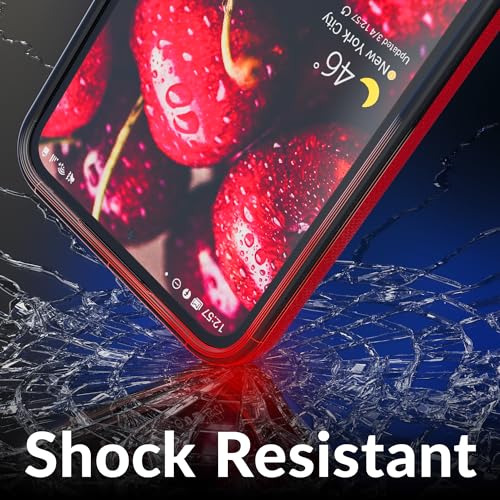 Crave for Samsung Galaxy A55 Case, Shockproof Protection Dual Layer Case for Galaxy A55 (6.6 inch) - Red by Crave - Used condition - Image 5
