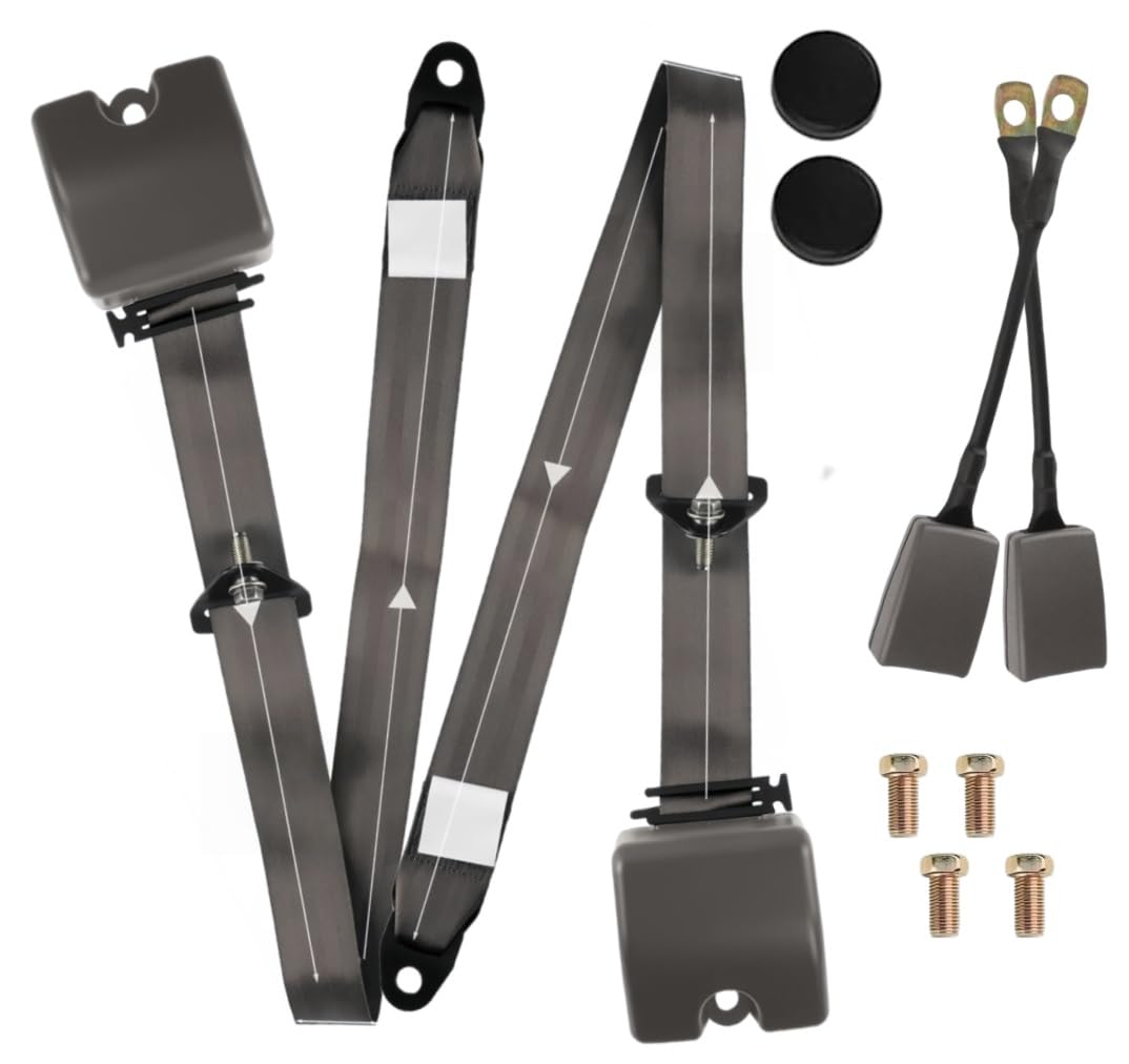 Universal 2 Pack 3 pt Pads Adjustable Retractable Straps Cover