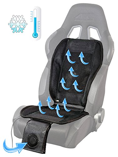 Air Breathing Cooling Car Chair Seat Cushion Foam Pad Cover With Motor Fan