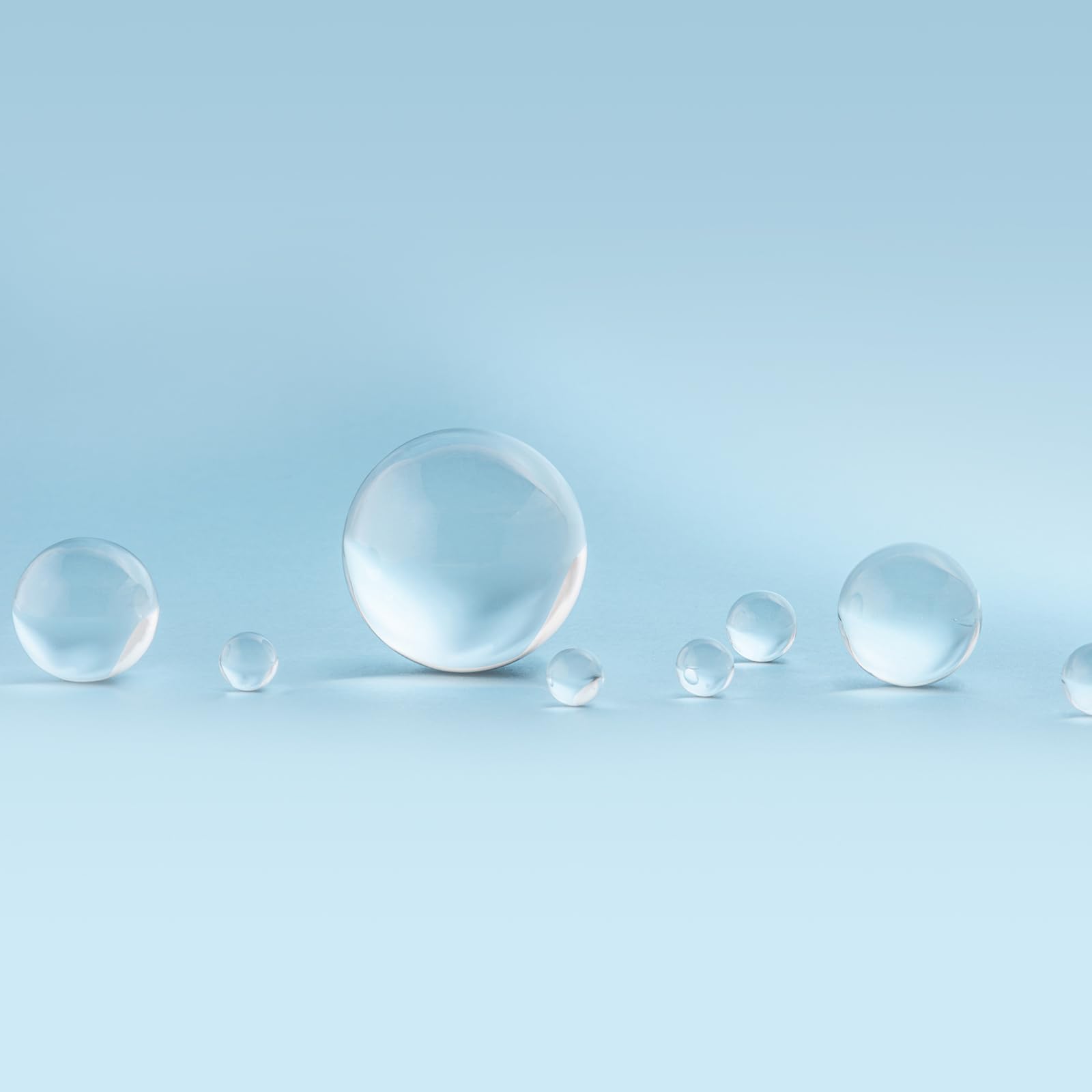 QUARKZMAN 1200pz Vetro Sfera Bollente Pietre 2mm Soda Lime Vetro Perle per Bottiglia Scuotere Mischiare, Trasparente