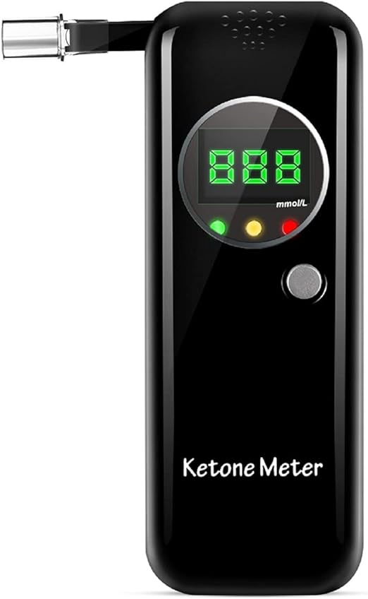 Ketone Breath Analyzer, Ketone Meter with 3 LED Indications for