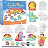 Funto Paint Your Own Unicorn Painting Kit, 13 PCS Arts and Crafts Set for Kids, STEAM Projects Creat
