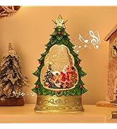 Amazon.co.jp: Lewondr スノードーム クリスマススノードーム