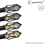 Die Blinker sind aus Kunstoff gefertigt und das Blinkerglas ist in Klarglas gehalten. Sportliches CNC-Design. Die passenden Relais und Widerstände finden Sie unten in der Artikelbeschreibung