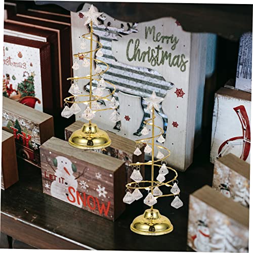 MAGICLULU 3 Pecas Árvore De Natal Brilhante Árvore Sazonal De Cristal Lâmpada De Árvore De Natal Árv