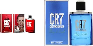 Cristiano Ronaldo - Eau De Toilette Cologne- Woody & CR7 Play It Cool - Blends Bright Citruses And Aromatic Fougere Notes - Fresh