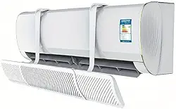 Defletor para Ar-Condicionado Split - Direcionador de Vento Ajustável, Previne Sopro Direto para Ambientes Residenciais e Comerciais