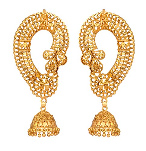 Image of JFL - Jewellery for Less Gold Plated Copper Earrings For Women