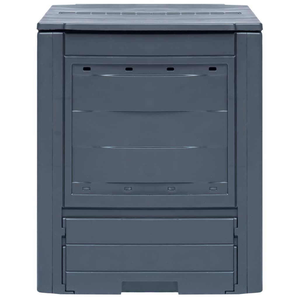 Chusui Compostiera,Compostiera da Giardino,Compostiera da Balcone,Compostiera da Cucina,Compostiera da Giardino 60x60x73 cm 260 L Grigia