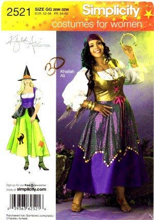 Patron couture Simplicity 2521 pour costume grande taille 26-32