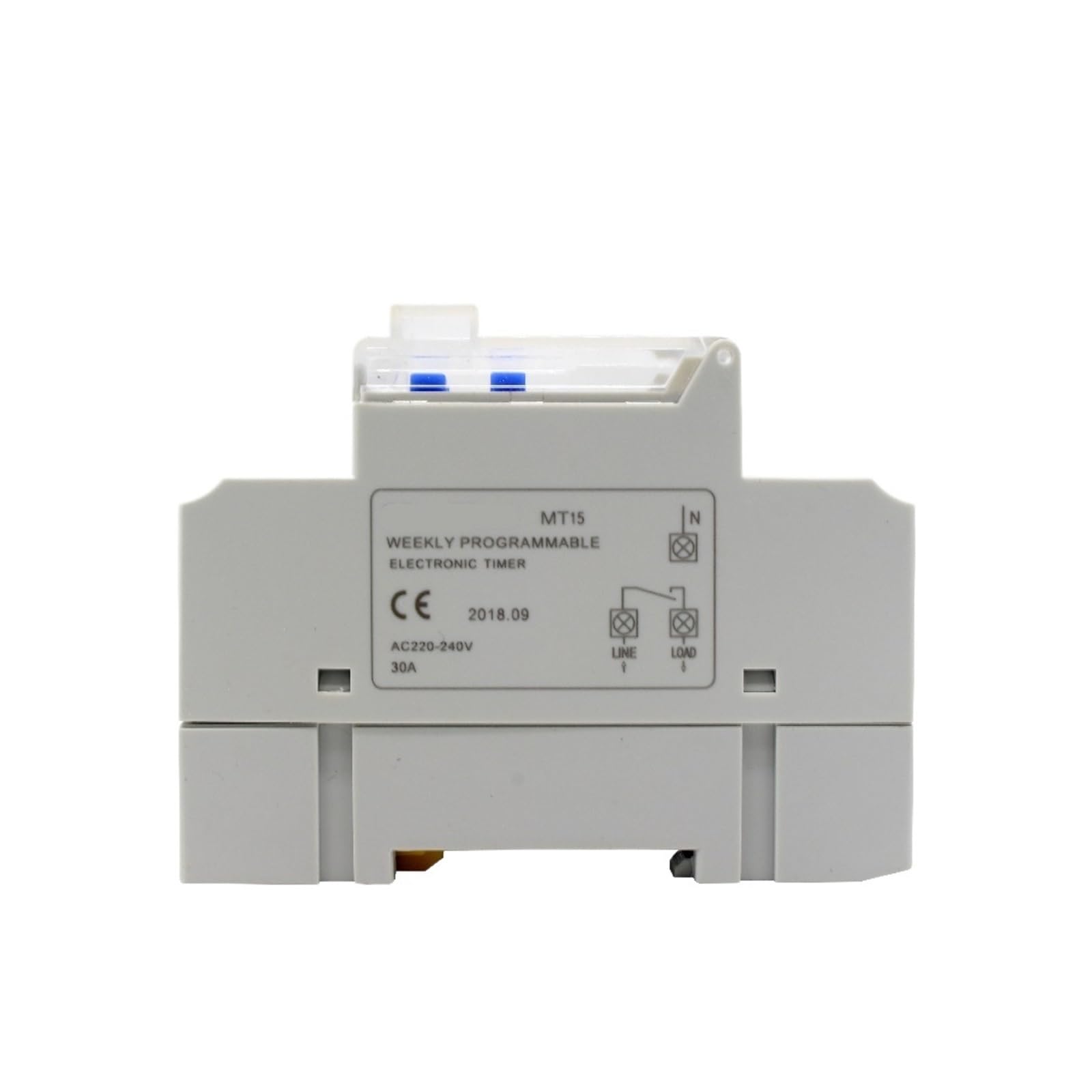 MT15 220VAC 30A Automatische Zeitschaltuhr Zeitrelais Chronometrie Timer Digital Timer Switch