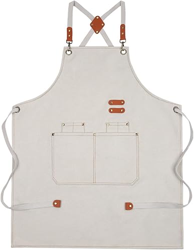 Delantal de cocina para el hogar, cocina, horneado, jardinería para mujeres y hombres