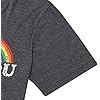 Gay Pride T-Shirt Lesbian Shirt Retro Rainbow Pride Shirt Women Short Sleeve Casual T Shirt Tee (S,Gray 2)