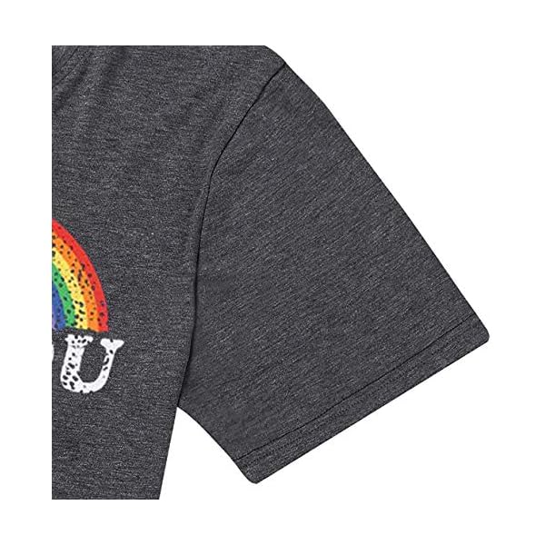 Gay Pride T-Shirt Lesbian Shirt Retro Rainbow Pride Shirt Women Short Sleeve Casual T Shirt Tee (S,Gray 2)