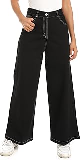 AZUL Womens AZUL wide jersey pants Casual Pants (pack of 1)